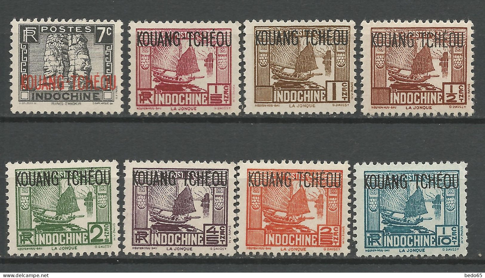 LOT KOUANG-TCHEOU  NEUF** LUXE SANS CHARNIERE NI TRACE / Hingeless / MNH - Unused Stamps