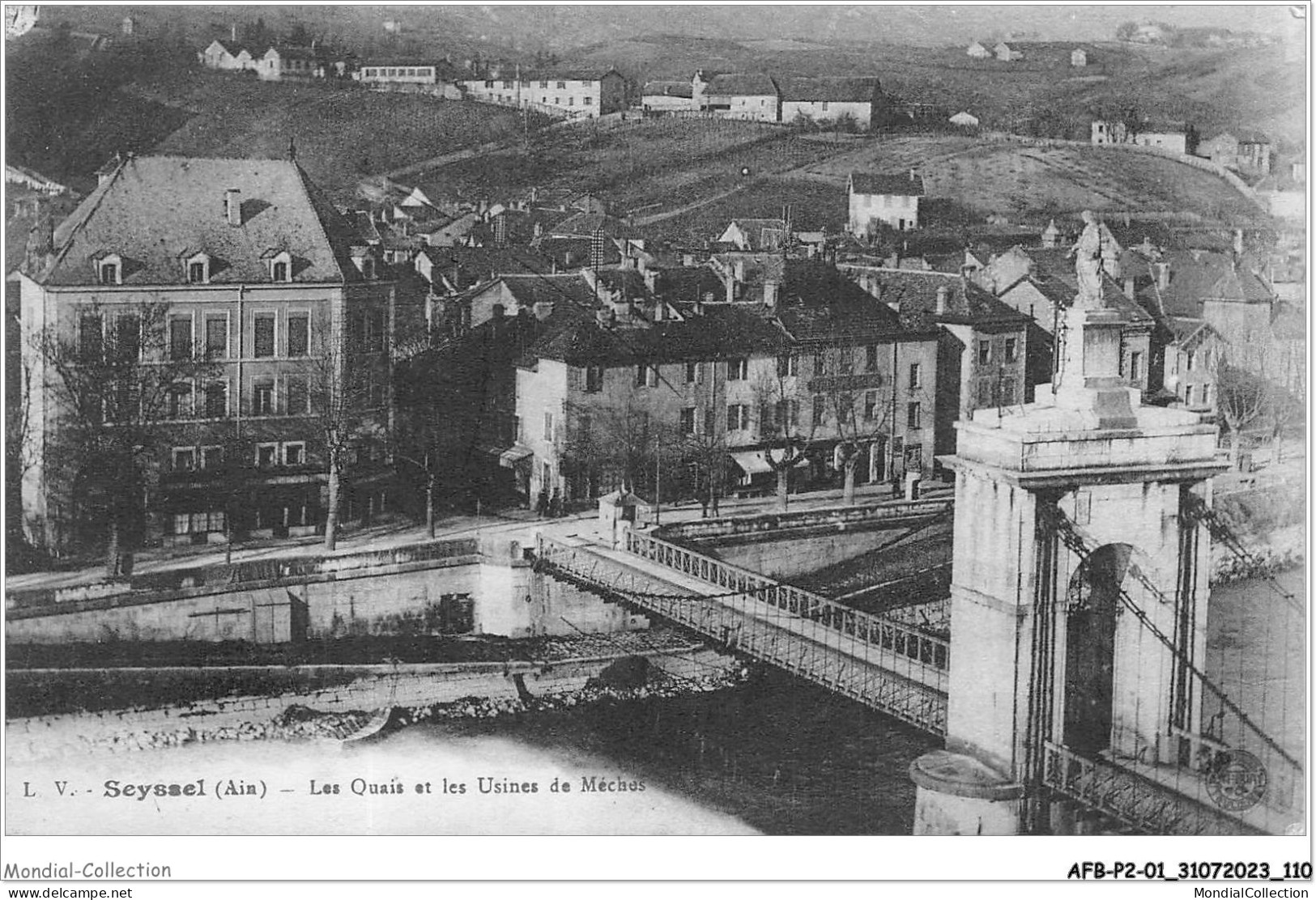 AFBP2-01-0163 - SEYSSEL - Les Quais Et Les Usines De Méchus - Seyssel