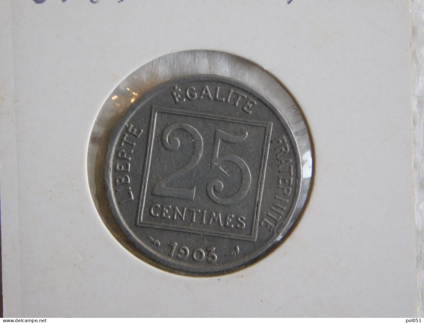 France 25 Centimes 1903 PATEY, 1er TYPE (478) - 25 Centimes