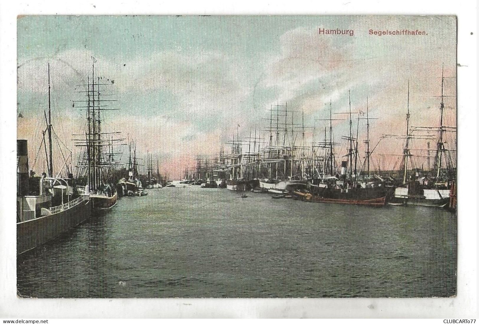 Hamburg Ou Hambourg (Allemagne, Hamburg) : Segelschiffhafen Im 1910 PF. - Harburg