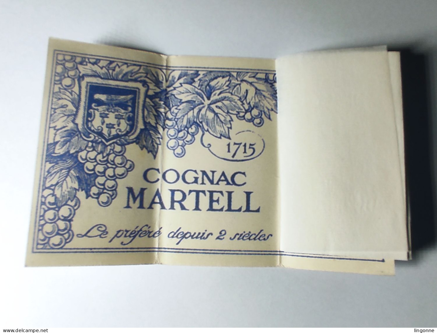 J & F MARTELL COGNAC Fondé En 1715  VERITABLE PAPIER A CIGARETTE LE NIL - Andere & Zonder Classificatie