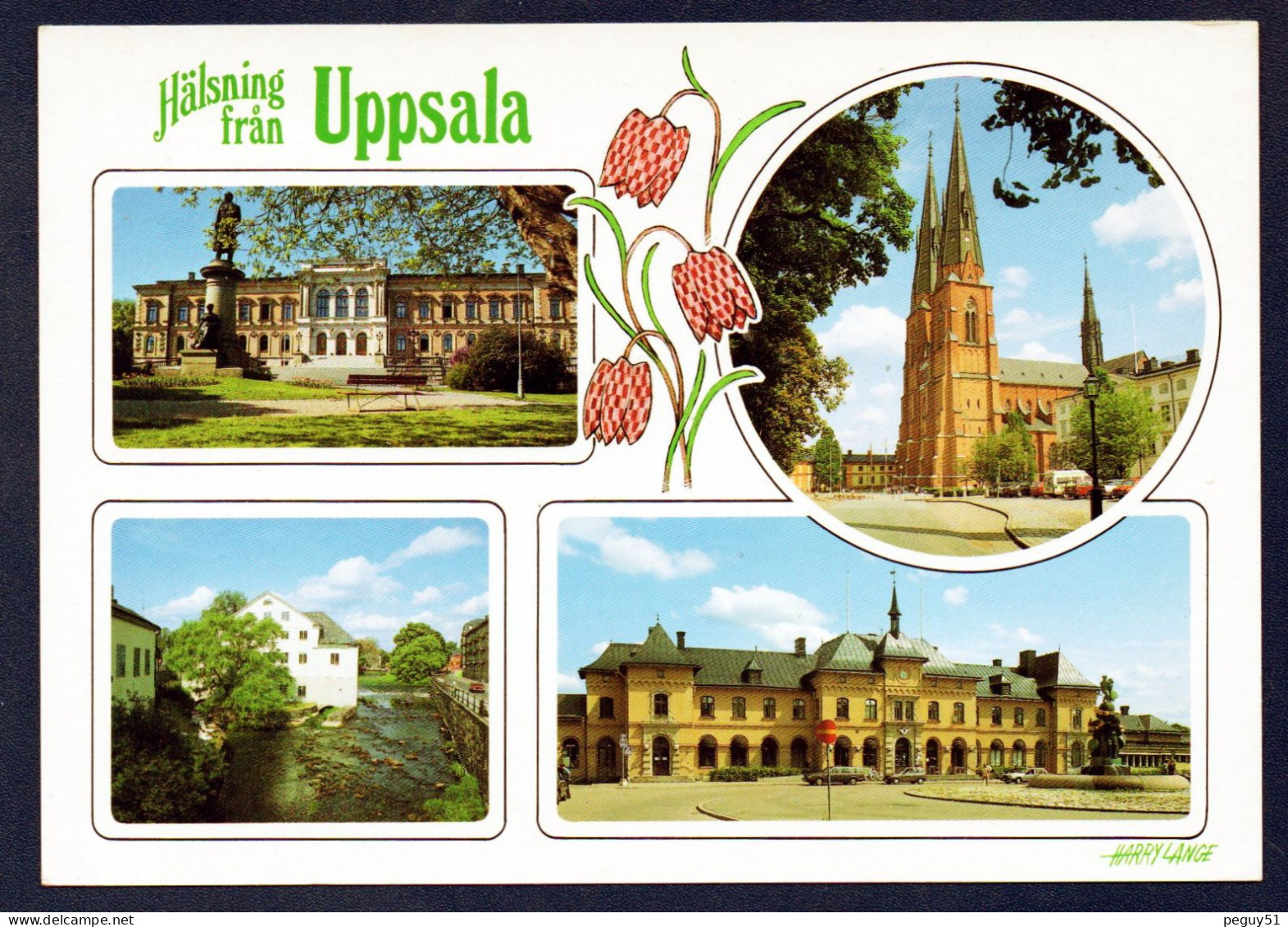 Suède. Uppland.  Hälsning Fran Uppsala. Bonjour De Uppsala. Multivues. Voir Descriptions. 1993 - Schweden
