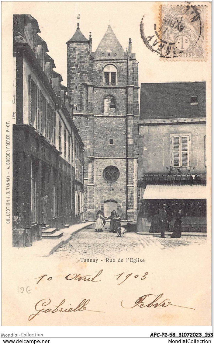 AFCP2-58-0190 - TANNAY - Rue De L'église  - Tannay