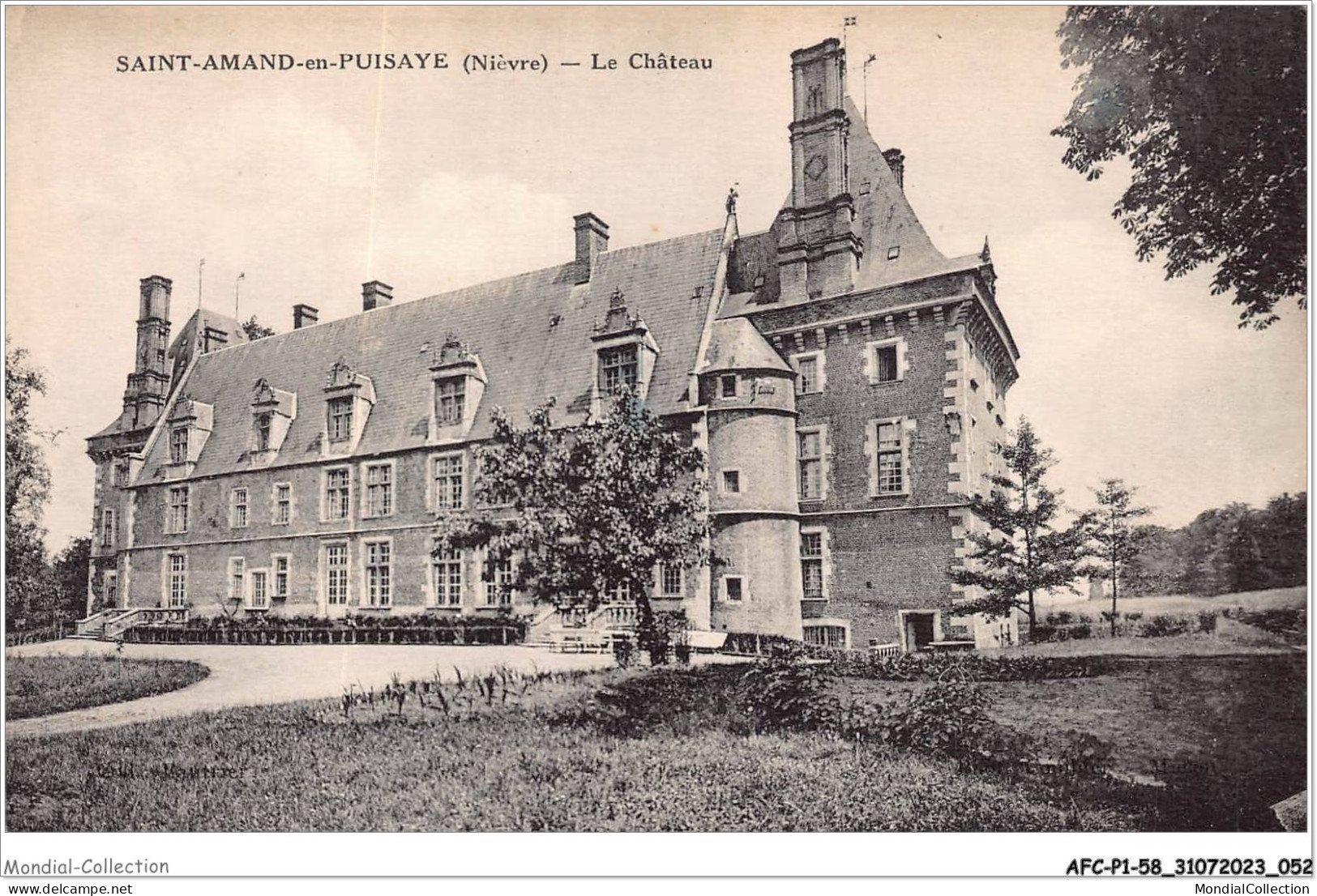 AFCP1-58-0027 - SAINT-AMAND-EN-PUISAYE - Nièvre - Le Château  - Saint-Amand-en-Puisaye