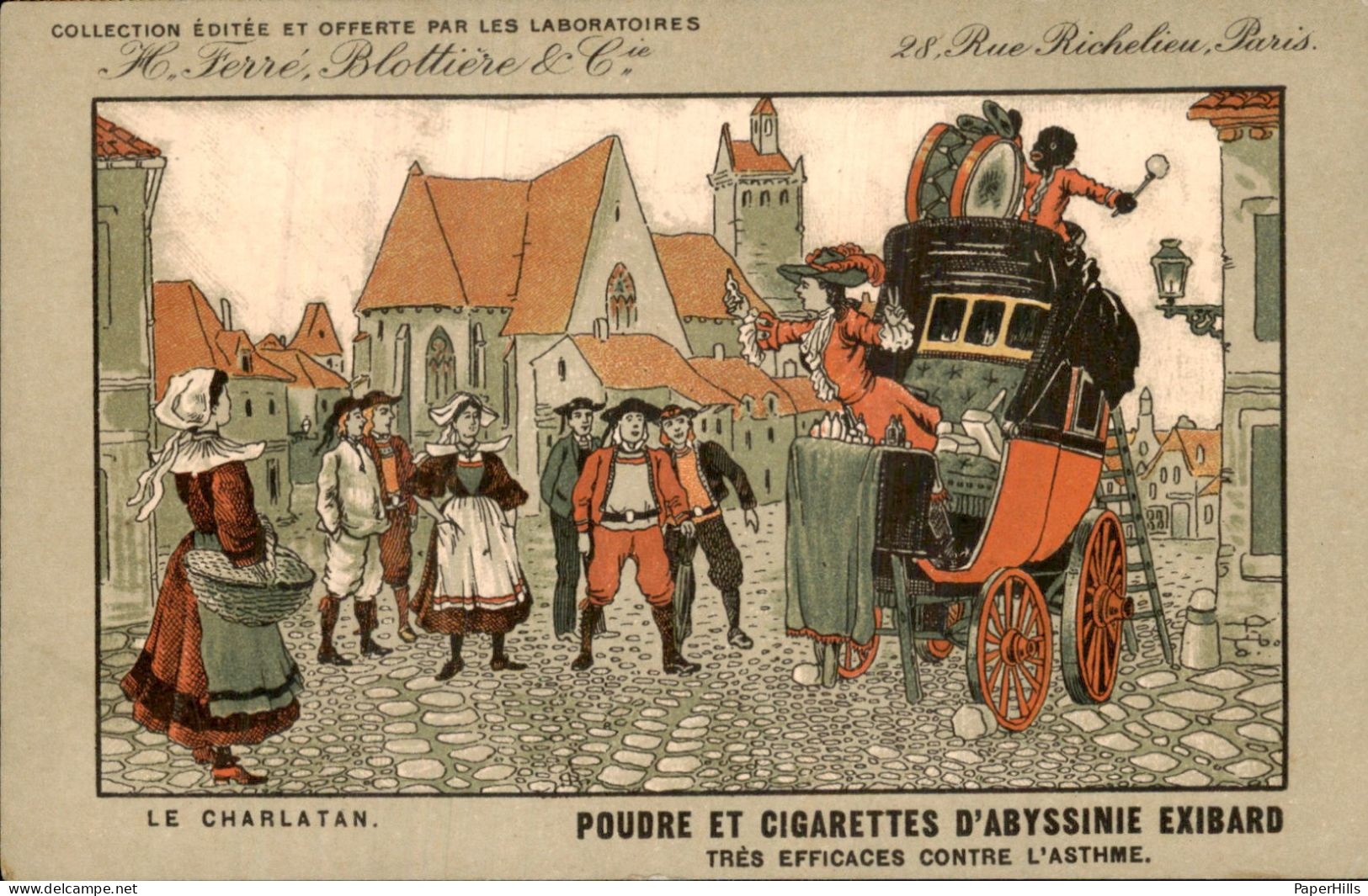 Reclame - Handel - Cigarettes Exibard - Autres & Non Classés