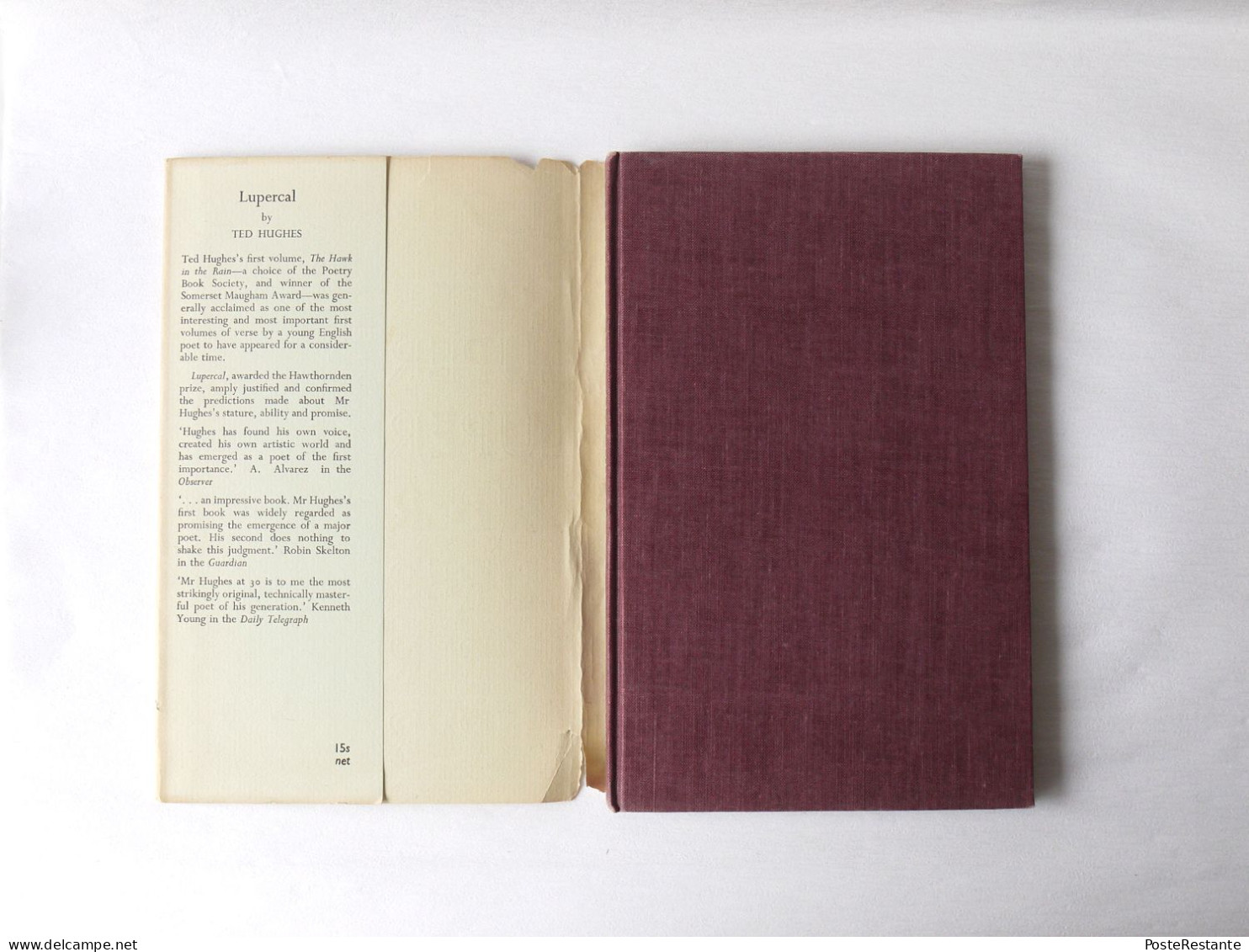 Lupercal By Ted Hughes, First UK Edition, Vintage Collectible Poetry Book - Poetry