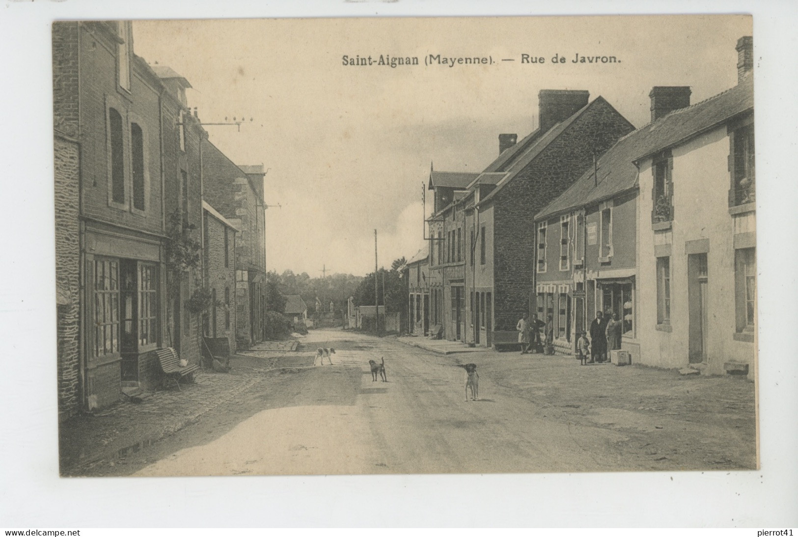 SAINT AIGNAN SUR ROE - Rue De Javron - Saint Aignan Sur Rö