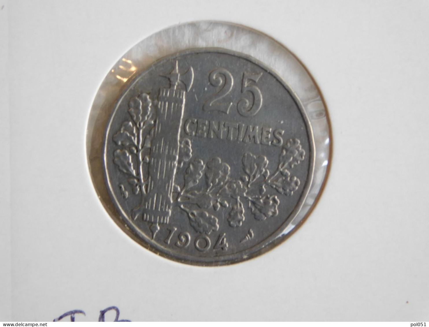 France 25 Centimes 1904 PATEY, 2e TYPE (479) - 25 Centimes