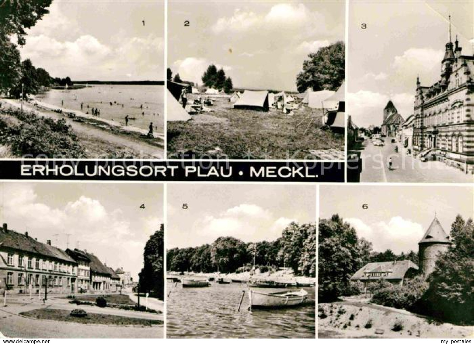 72640389 Plau See Strand Seelust Zeltplatz Zuruf Marktplatz Burgplatz Strandbad  - Plau