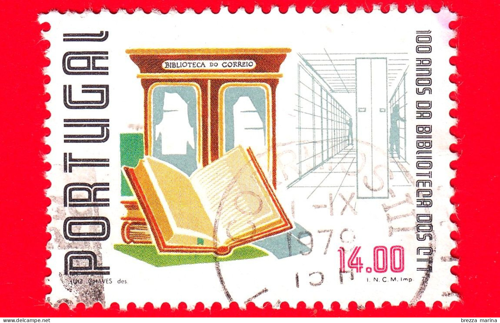 PORTOGALLO - Usato - 1978 - 100 Anni Del Museo Della Posta - Libro E Librerie - 14.00 - Used Stamps