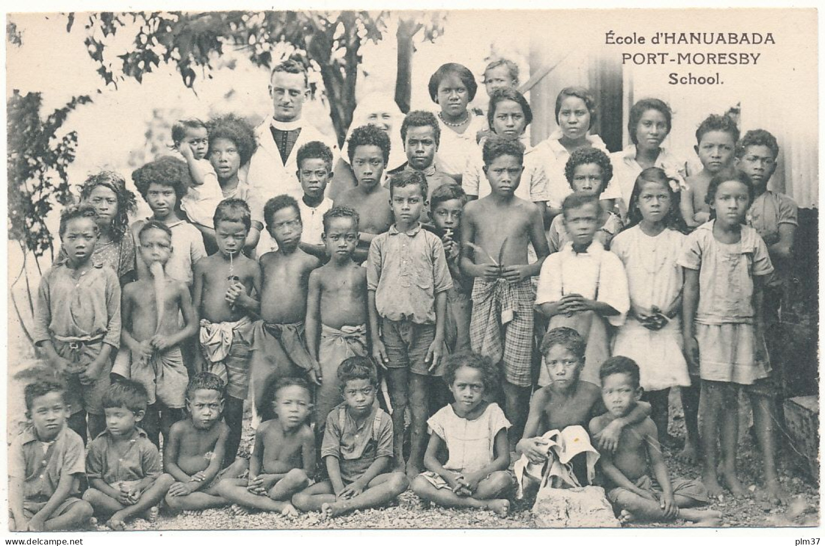 PAPOUASIE NOUVELLE GUINEE - Ecole D'HANUABADA, Port-Moresby - Missionnaires Sacré-Coeur D'Issoudun - Papoea-Nieuw-Guinea
