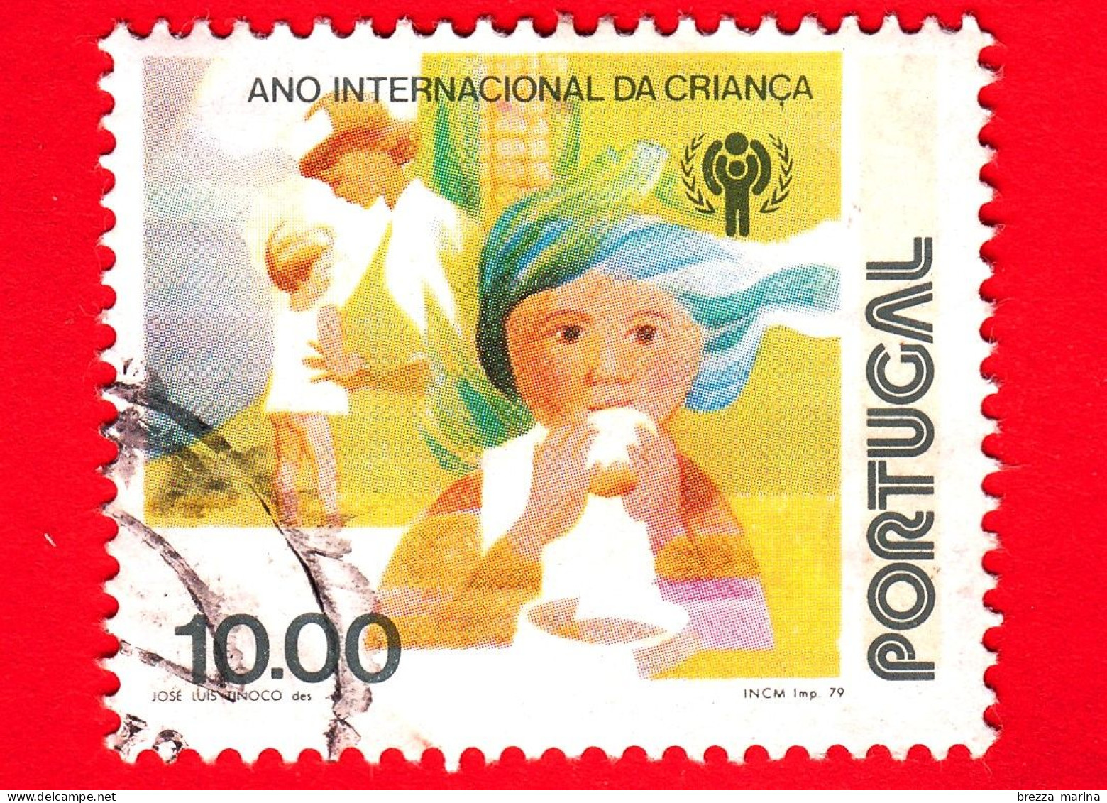 PORTOGALLO - Usato - 1979 - Anno Internazionale Dei Bambini - Bambino All'asilo - 10.00 - Oblitérés