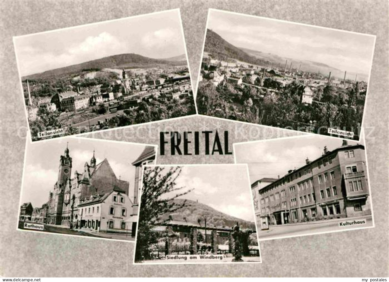 72639518 Freital Teilansichten Kulturhaus Siedlung Am Windberg Rathaus Freital - Freital