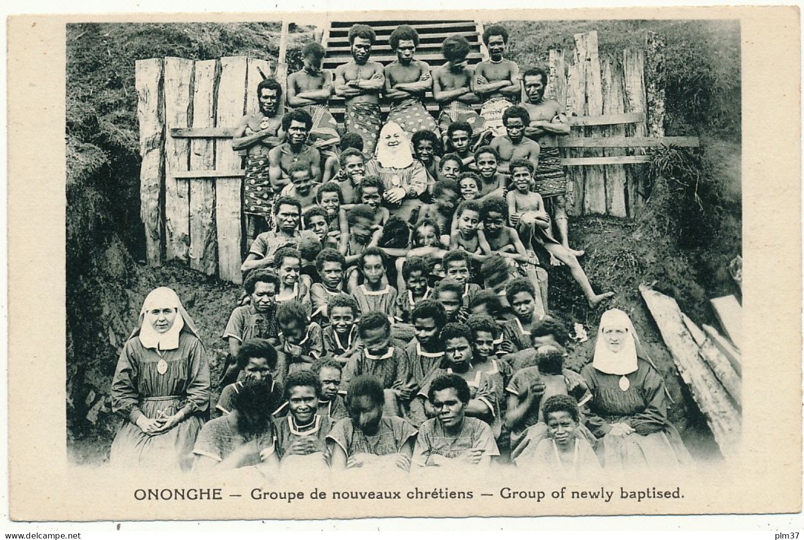 PAPOUASIE NOUVELLE GUINEE - ONONGHE, Nouveaux Chrétiens - Missionnaires Sacré-Coeur D'Issoudun - Papua New Guinea