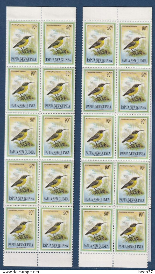 Papouasie Nouvelle Guinée - Carnet N° C 679 Type I & II - Oiseaux  - Neuf ** Sans Charnière - TB - Papua New Guinea