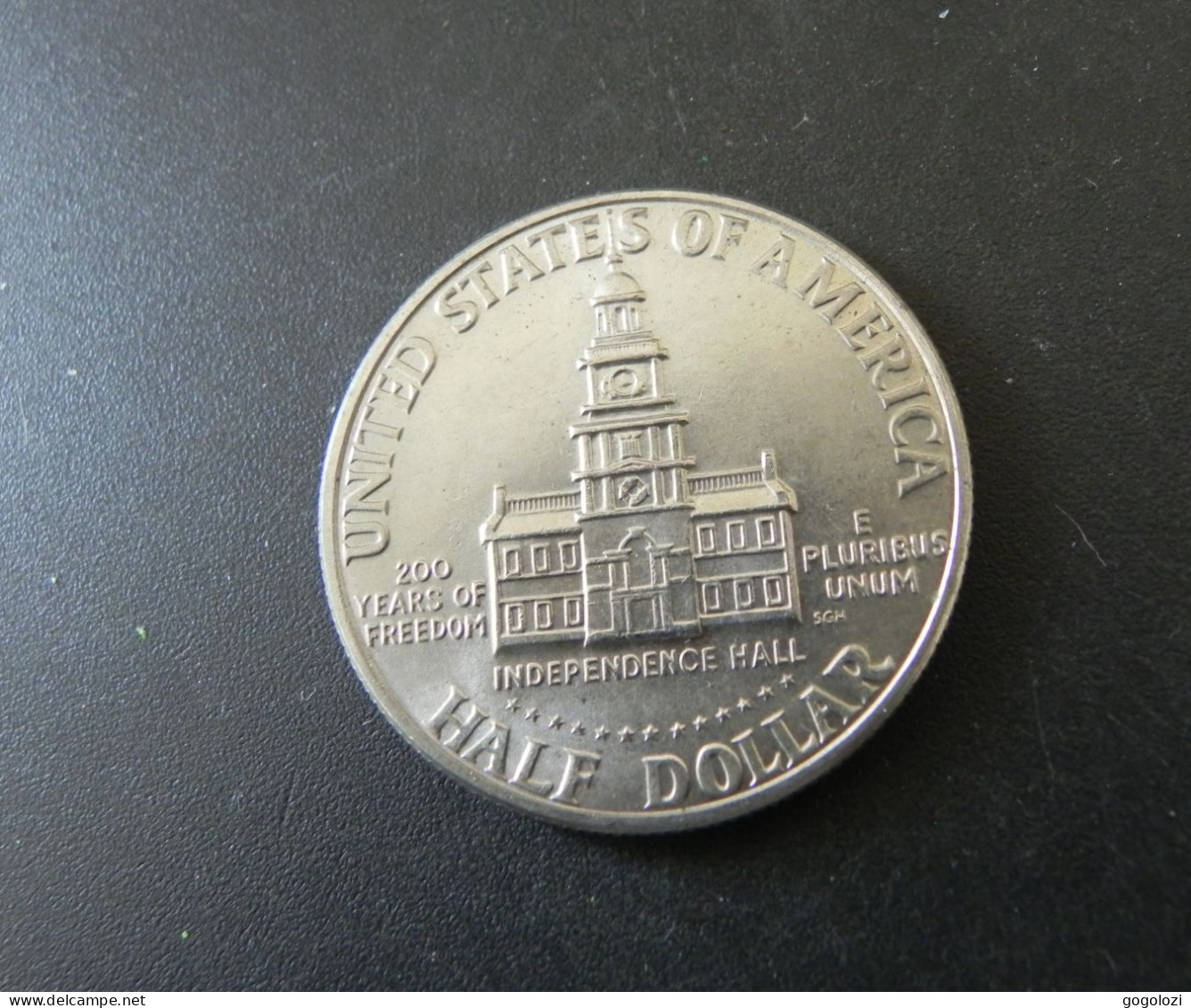 USA 1/2 Dollar 1976 D Kennedy - 1964-…: Kennedy