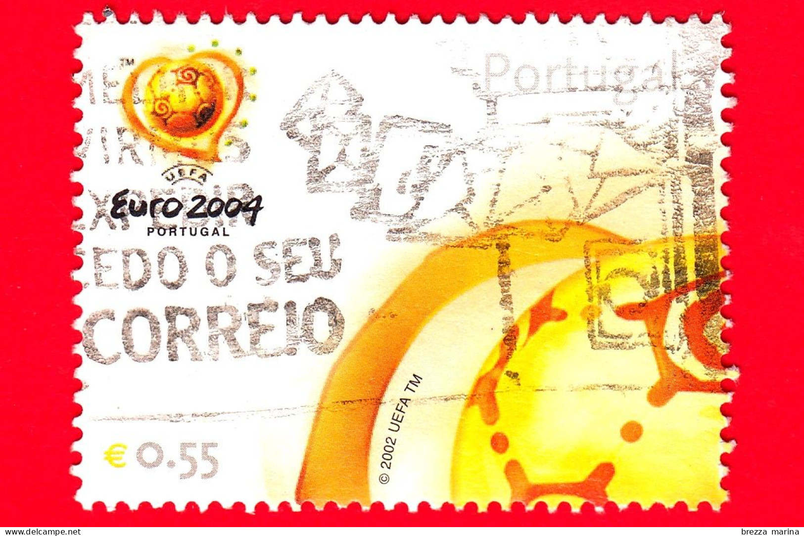 PORTOGALLO - Usato - 2003 - Sport - Calcio - Euro 2004 - 0.55 - Used Stamps