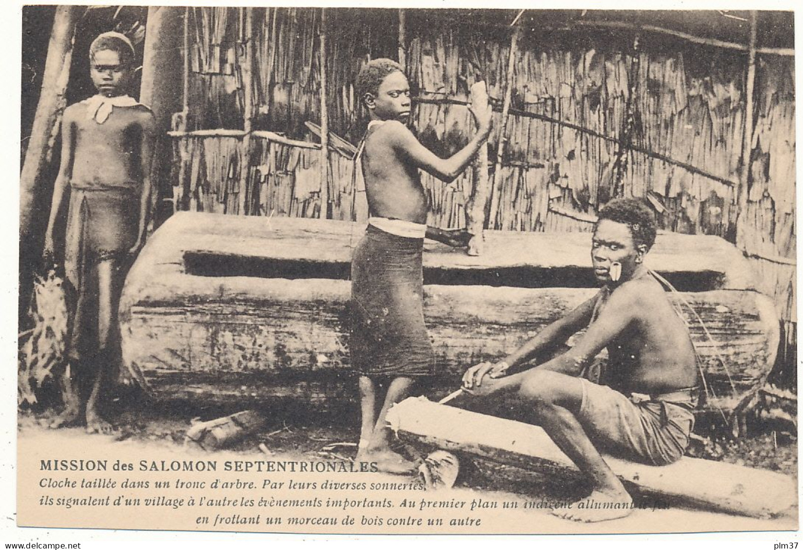 Mission Des SALOMON - Cloche Taillée Dans Un Tronc D'arbre - Solomon Islands