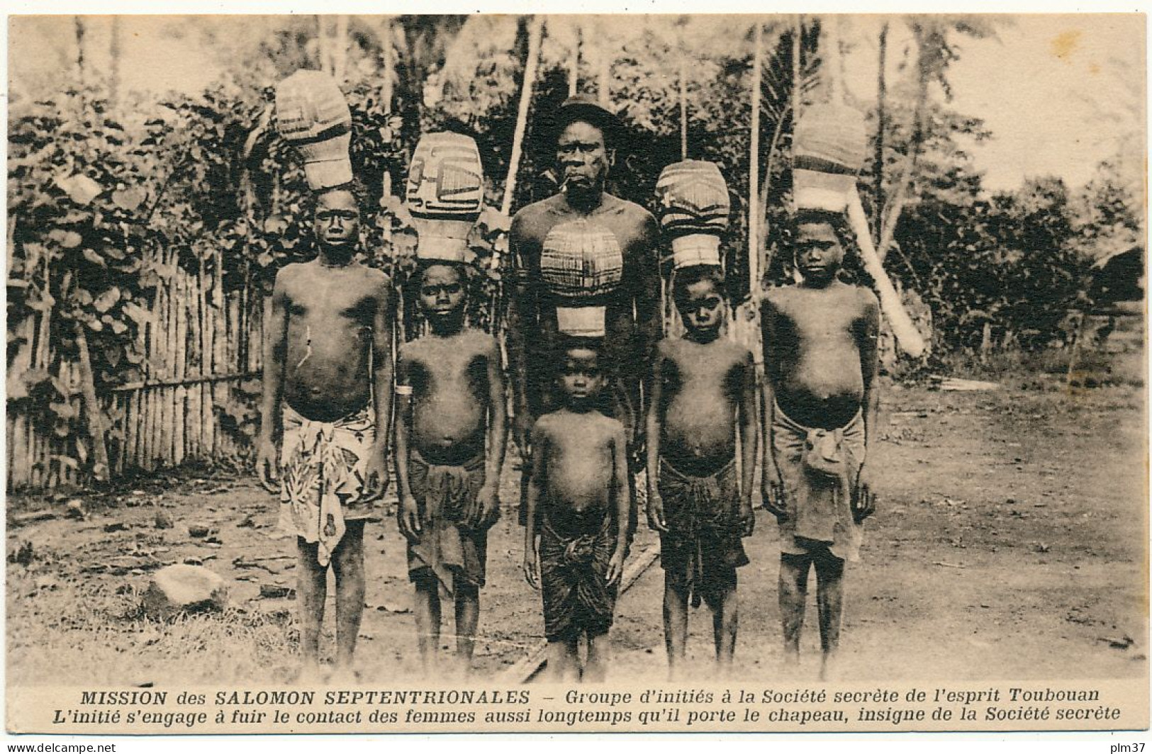 Mission Des SALOMON - Initiés, Société Secrète De L'Esprit Toubouan - Solomon Islands