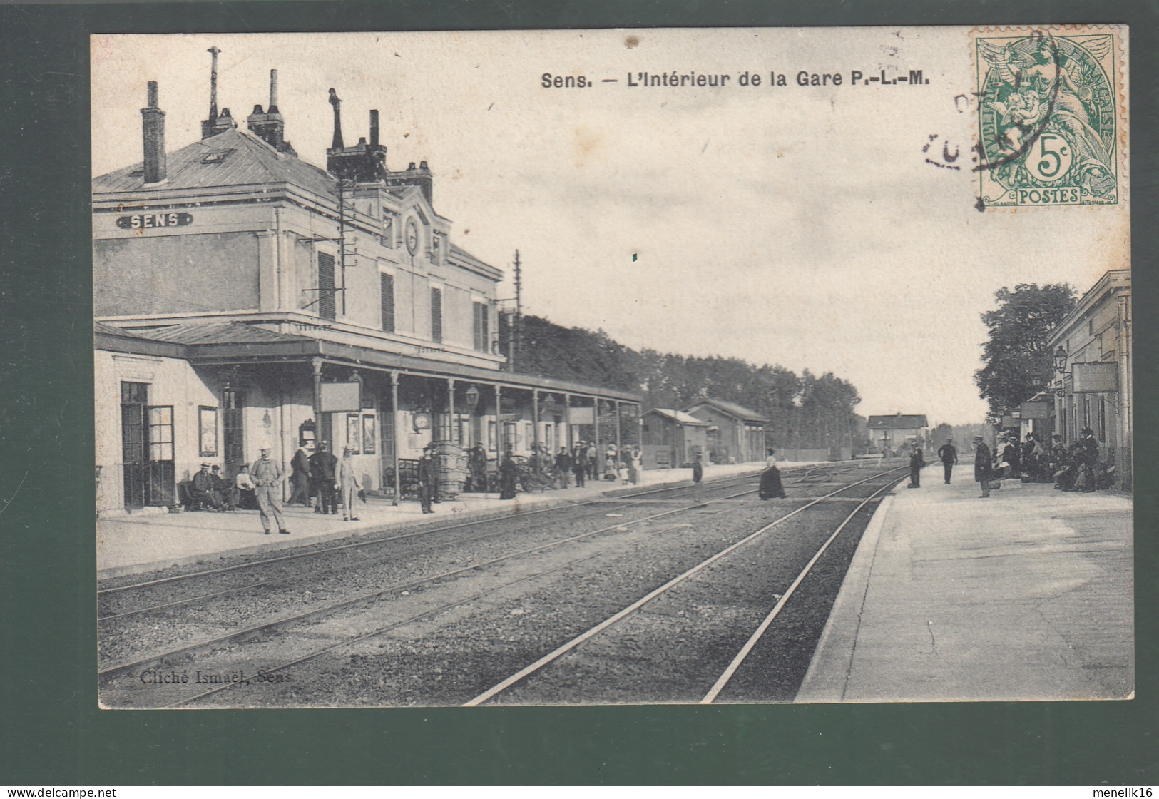 CP - 89 - Sens - Intérieur De La Gare - Champigny