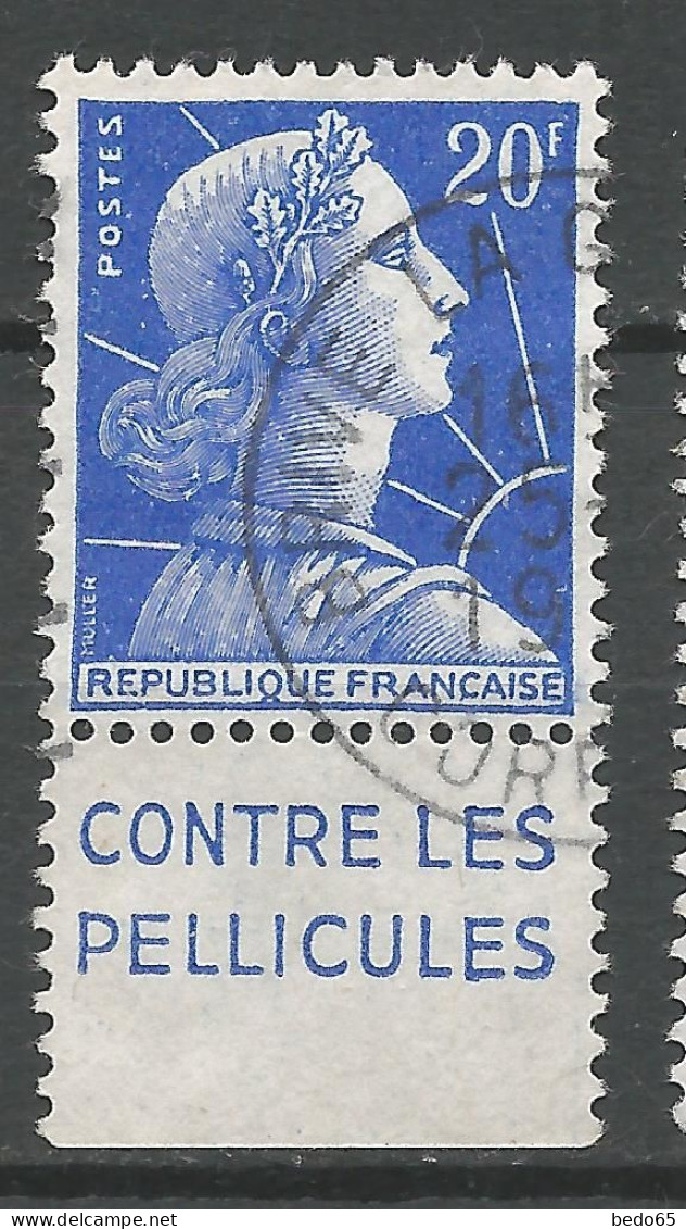 TYPE MARIANNE DE MULLER Type L N° 1011B PUB HAHN OBL / Used - Used Stamps