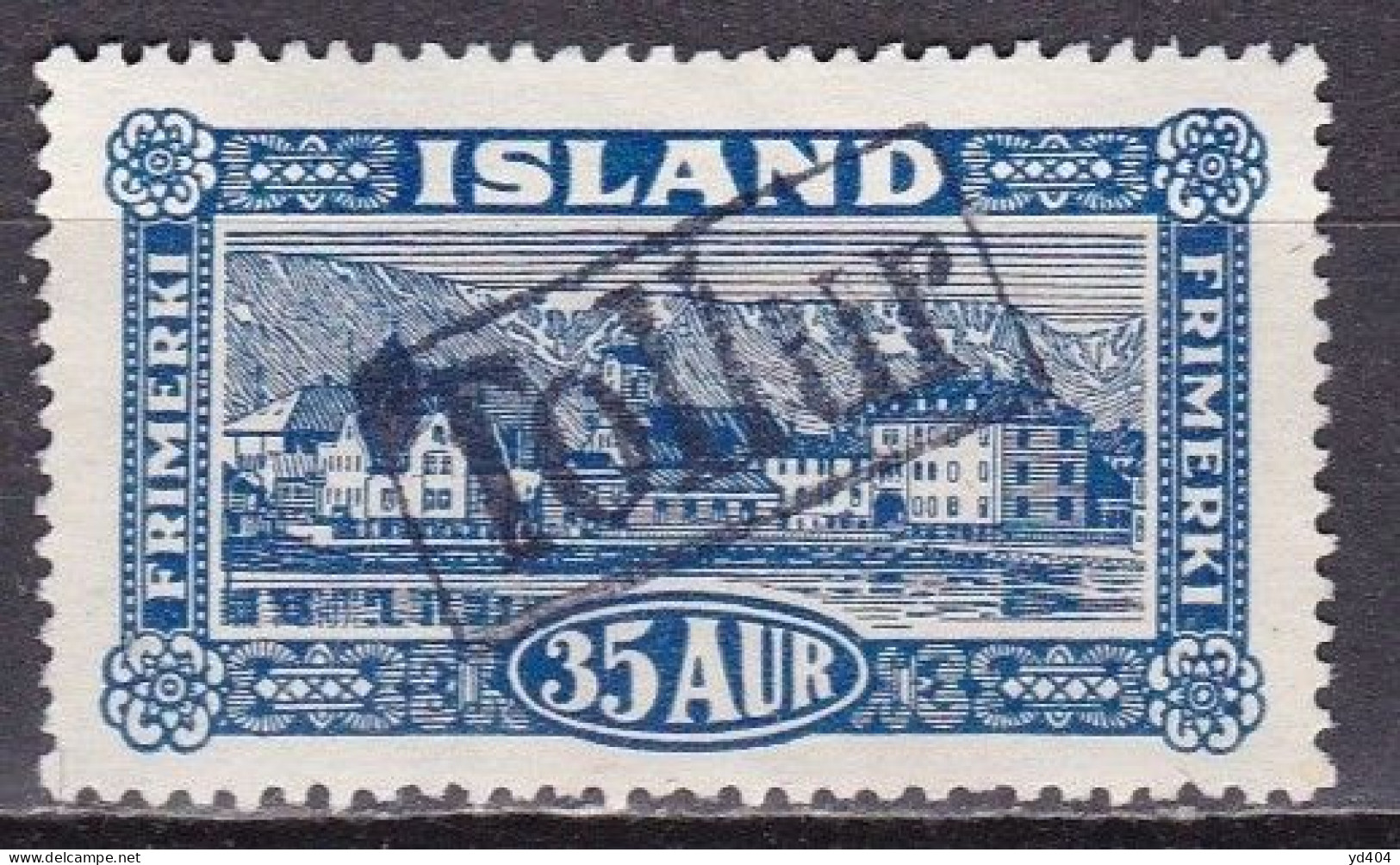 IS018E – ISLANDE – ICELAND – 1925 – LANDSCAPE – SG # 154 USED 10 € - Gebruikt