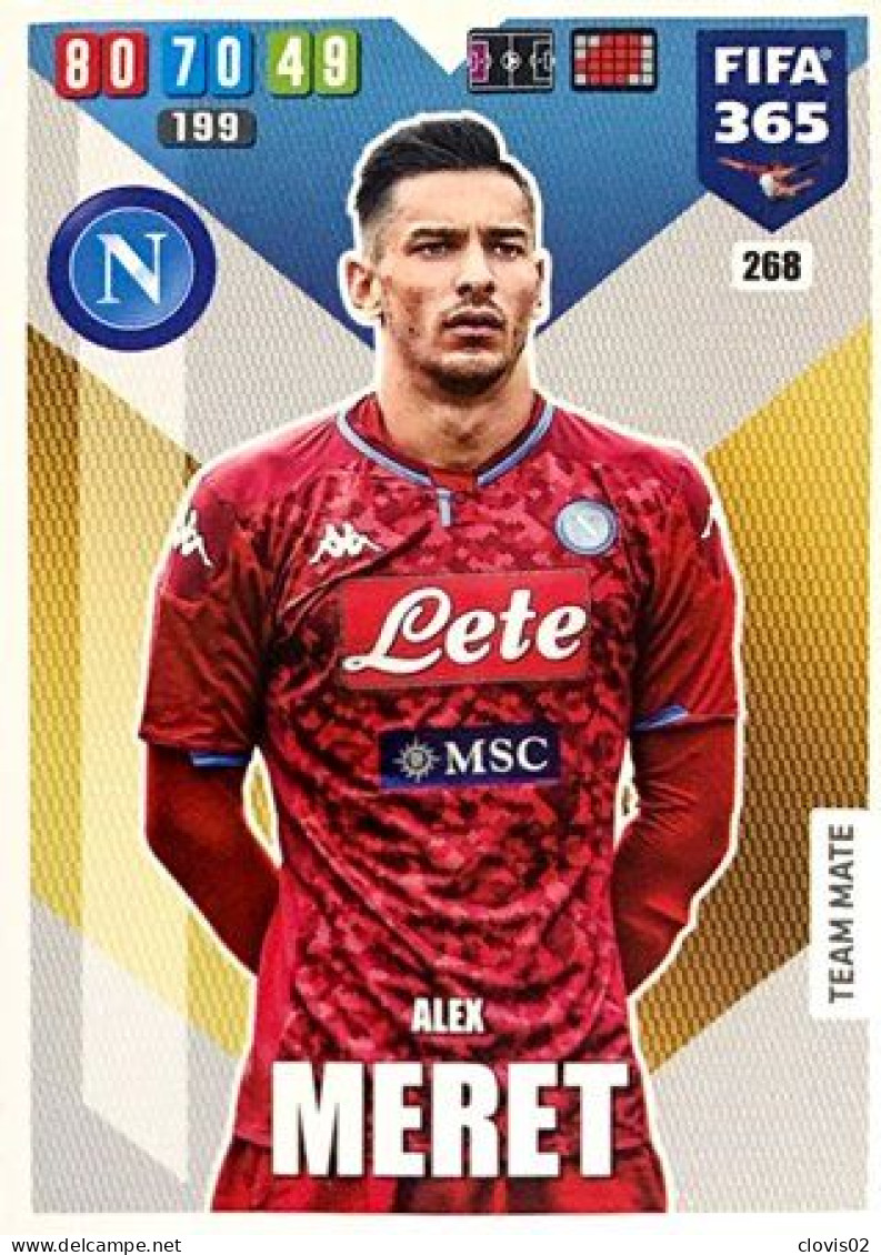 268 Alex Meret - SSC Napoli - Carte Panini FIFA 365 2020 Adrenalyn XL Trading Cards - Trading Cards