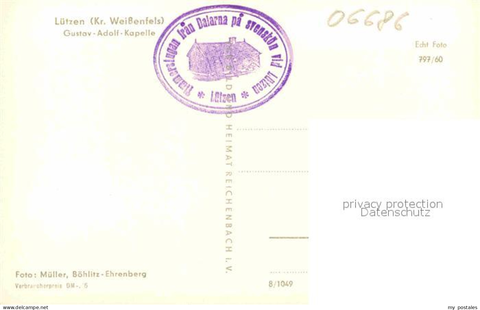 72633763 Luetzen Gustav Adolf Kapelle Luetzen - Lützen