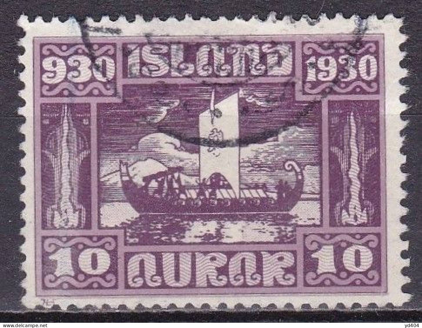IS020D – ISLANDE – ICELAND – 1930 – MILLENARY OF THE ALTHING – SG # 161 USED 20 € - Used Stamps
