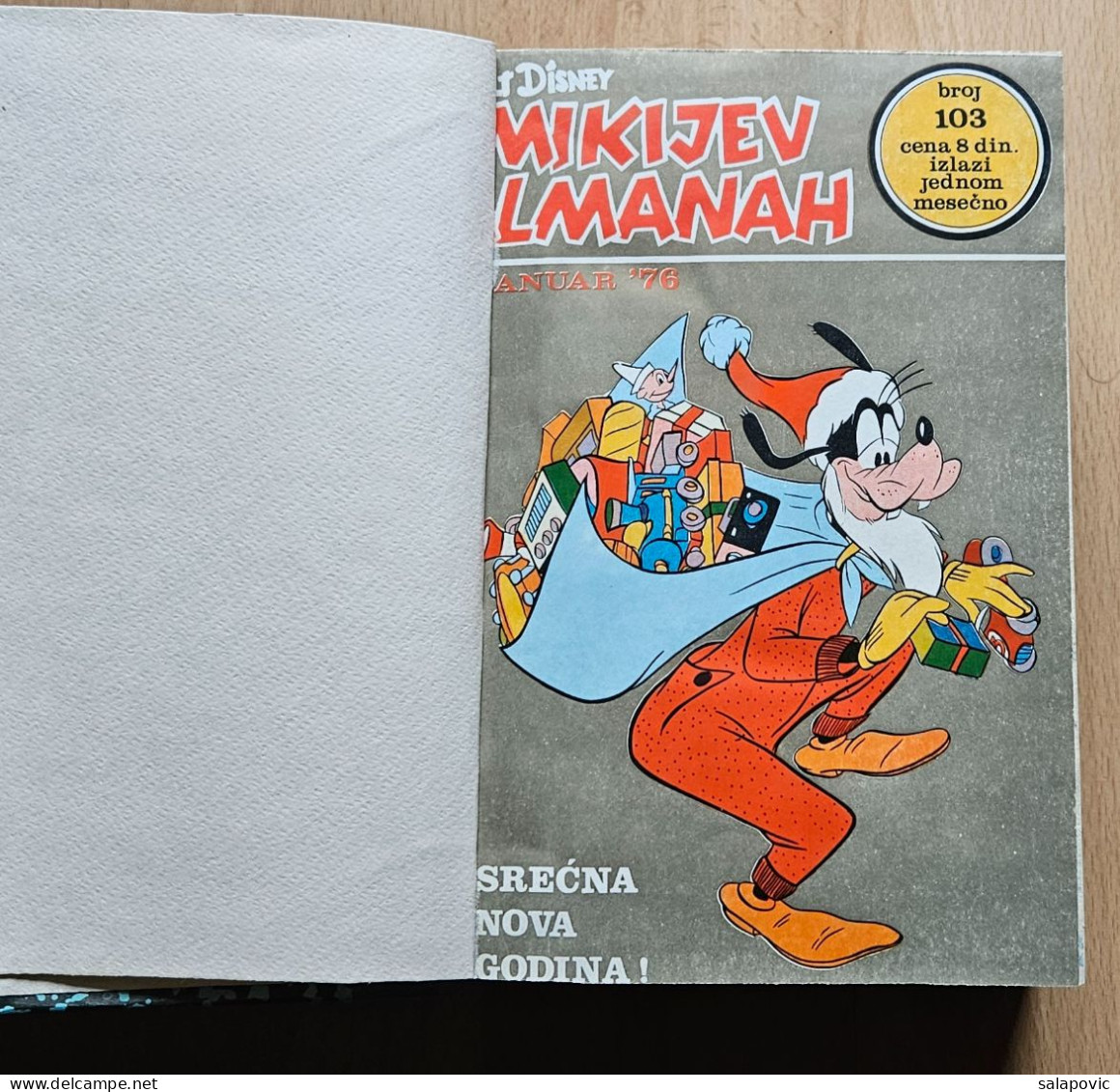 MIKIJEV ALMANAH 12 Numbers Bound 103 - 114, Vintage Comic Book Yugoslavia Yugoslavian Mickey Mouse Disney Comics - Fumetti & Mangas (altri Lingue)