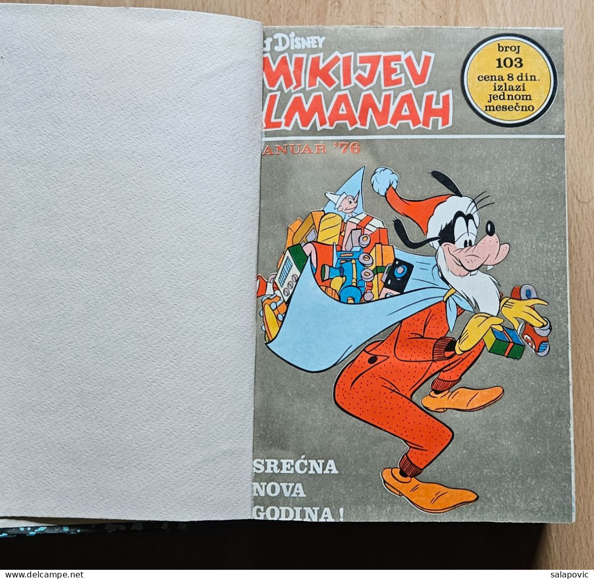 MIKIJEV ALMANAH 12 Numbers Bound 103 - 114, Vintage Comic Book Yugoslavia Yugoslavian Mickey Mouse Disney Comics - Comics & Mangas (other Languages)