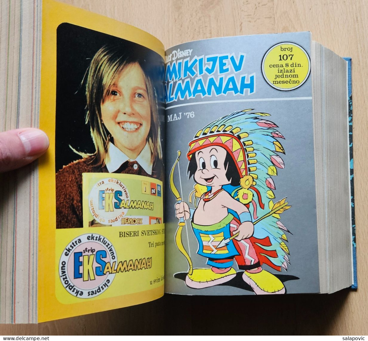 MIKIJEV ALMANAH 12 Numbers Bound 103 - 114, Vintage Comic Book Yugoslavia Yugoslavian Mickey Mouse Disney Comics - Comics & Manga (andere Sprachen)