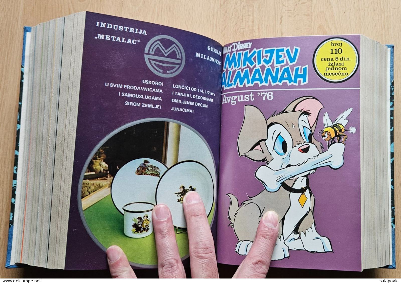 MIKIJEV ALMANAH 12 numbers bound 103 - 114, Vintage Comic Book Yugoslavia Yugoslavian Mickey Mouse Disney Comics