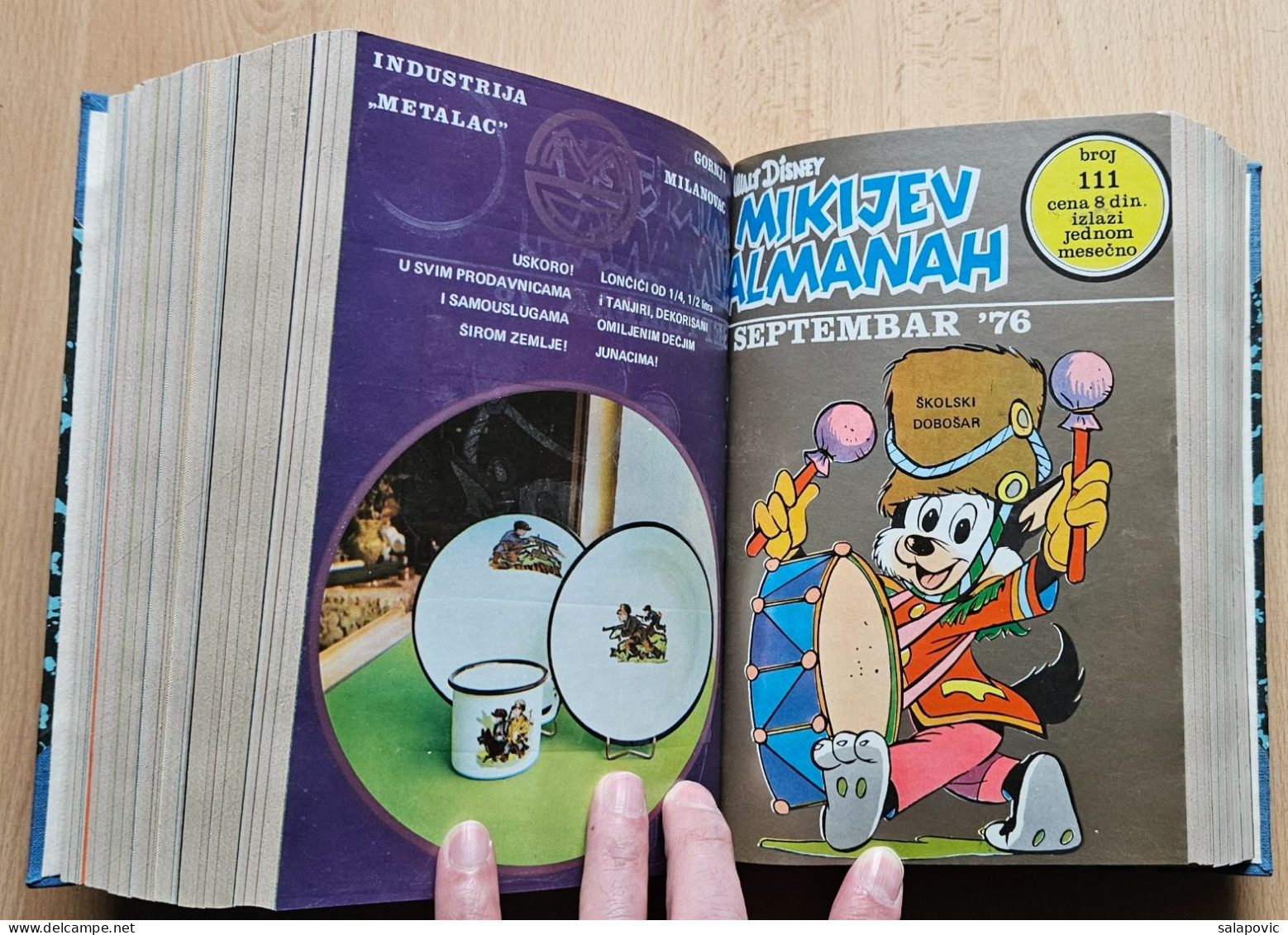 MIKIJEV ALMANAH 12 numbers bound 103 - 114, Vintage Comic Book Yugoslavia Yugoslavian Mickey Mouse Disney Comics