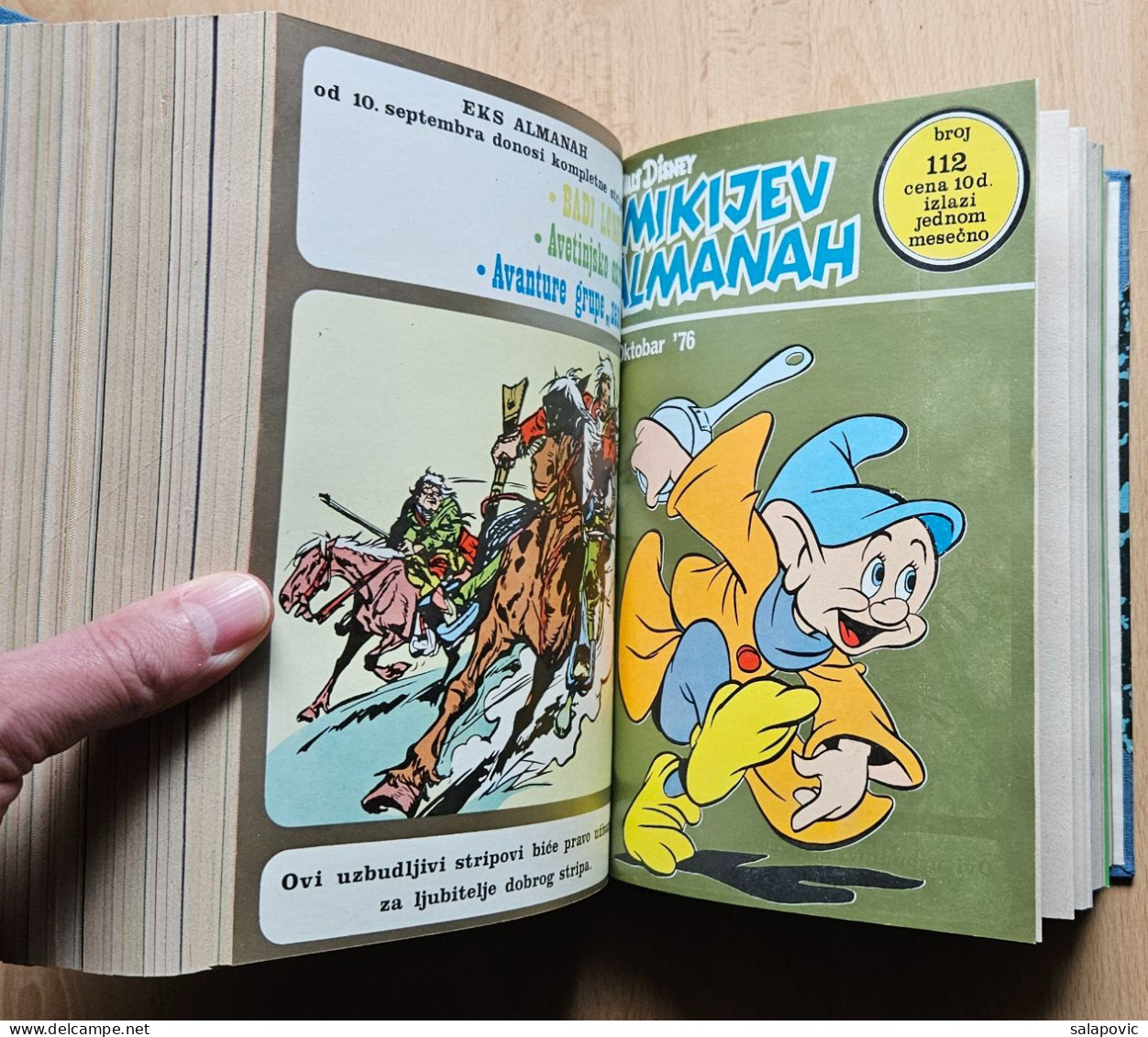 MIKIJEV ALMANAH 12 numbers bound 103 - 114, Vintage Comic Book Yugoslavia Yugoslavian Mickey Mouse Disney Comics