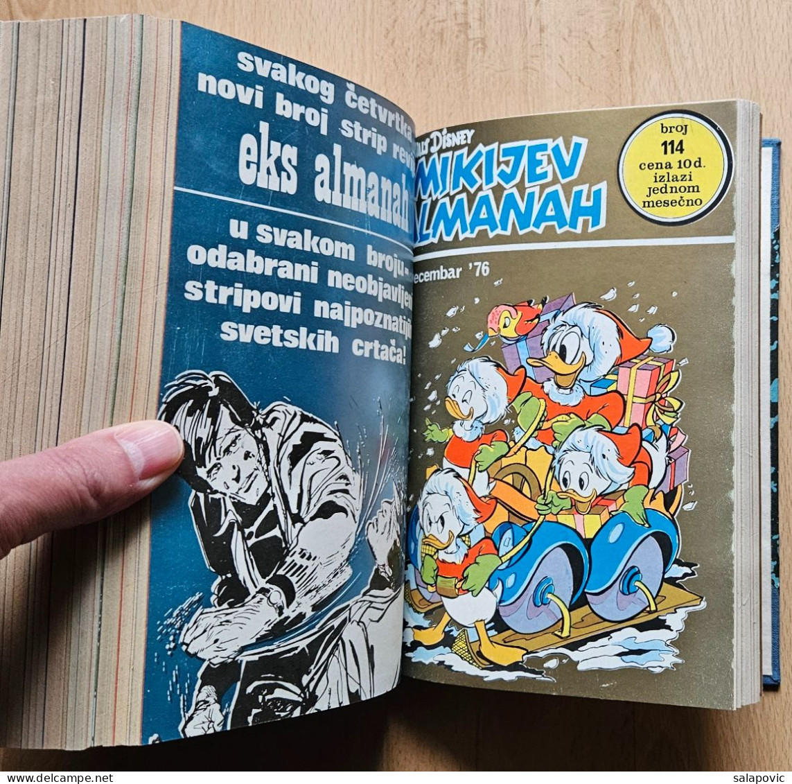 MIKIJEV ALMANAH 12 numbers bound 103 - 114, Vintage Comic Book Yugoslavia Yugoslavian Mickey Mouse Disney Comics