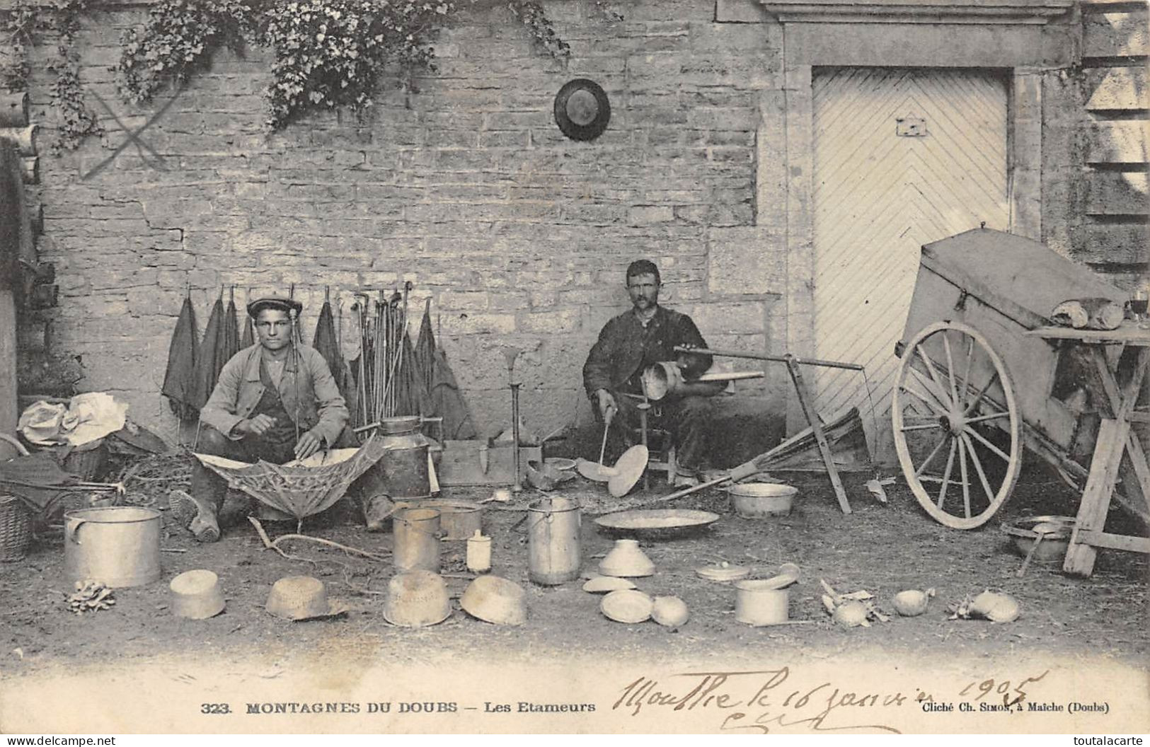 CPA 26 MONTAGNES DU DOUBS LES ETAMEURS   Très Belle Et Très Rare Voir Sur Le Site - Altri & Non Classificati