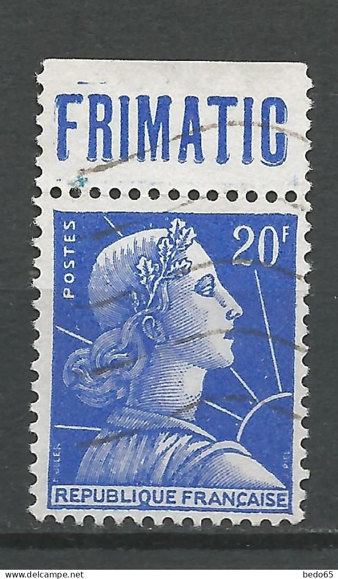 TYPE MARIANNE DE MULLER Type L N° 1011B PUB FRIMATIC OBL / Used - Used Stamps