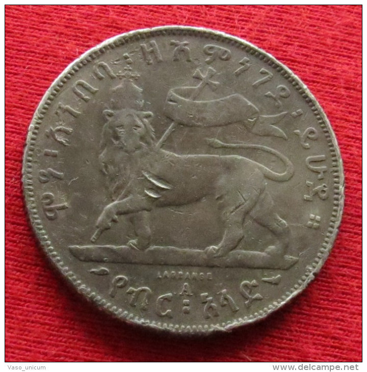 Ethiopia 1/2 Bir 1889  Etiopia Ethiopie - Etiopia