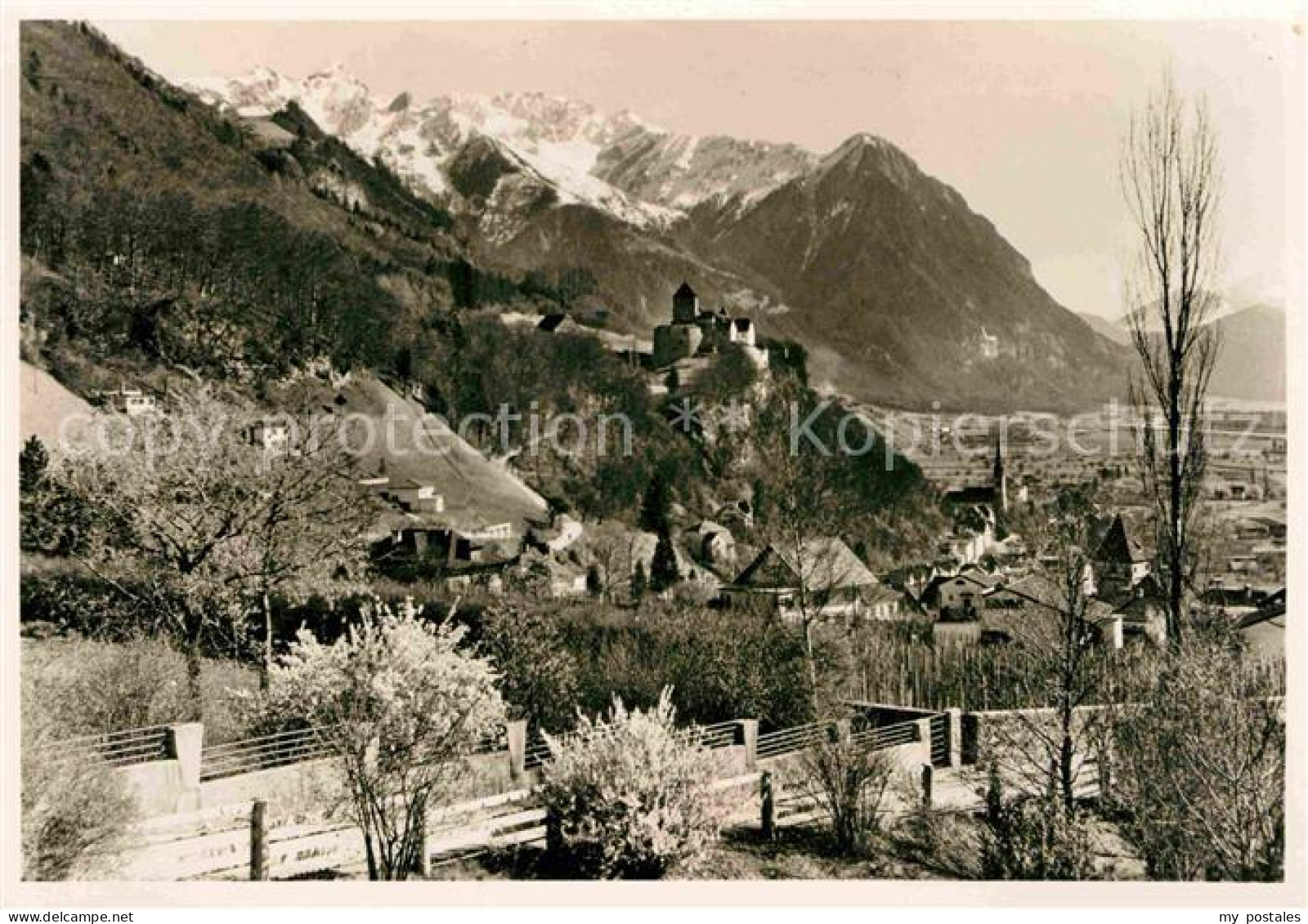 72633312 Vaduz Mit Fuerstlichem Schloss Alpen Vaduz - Liechtenstein