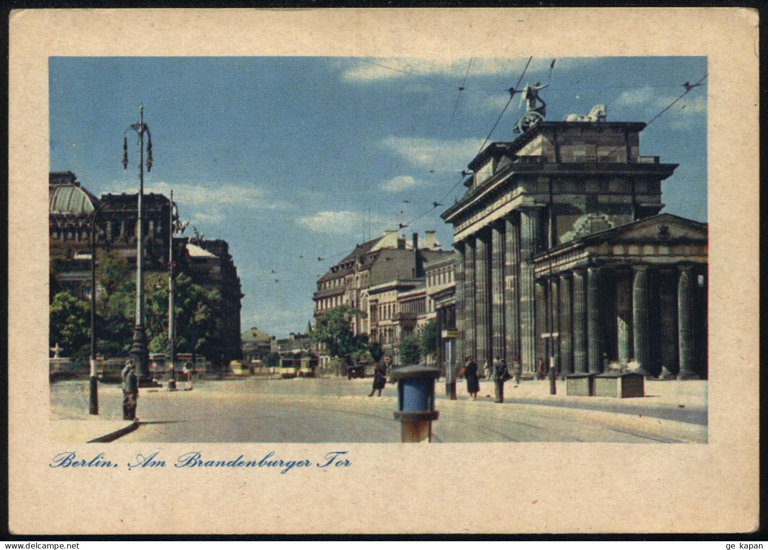 1940 GERMANY BERLIN Am Branderburger Tor - Brandenburger Tor