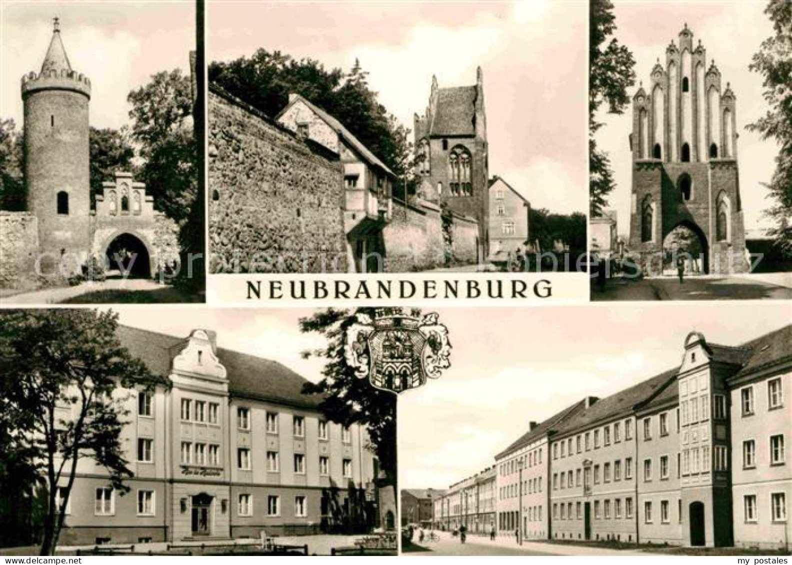 72633037 Neubrandenburg Teilansichten Fangelturm Stadtmauer Neues Tor Neubranden - Neubrandenburg