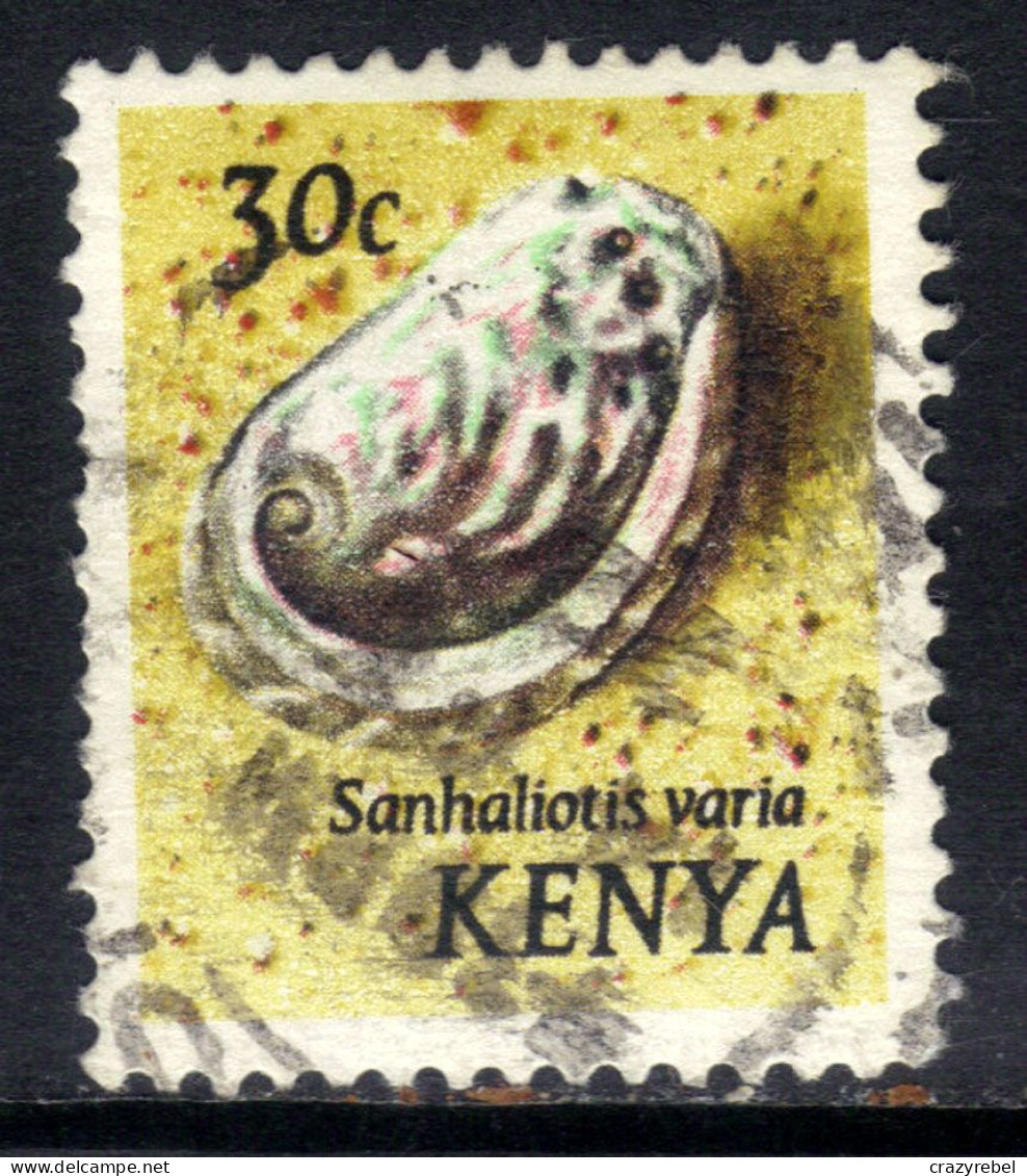 Kenya 1971 - 74 QE2 30ct Shells Sanhaliotis Vario Used SG 40 ( F286 ) - Kenya (1963-...)