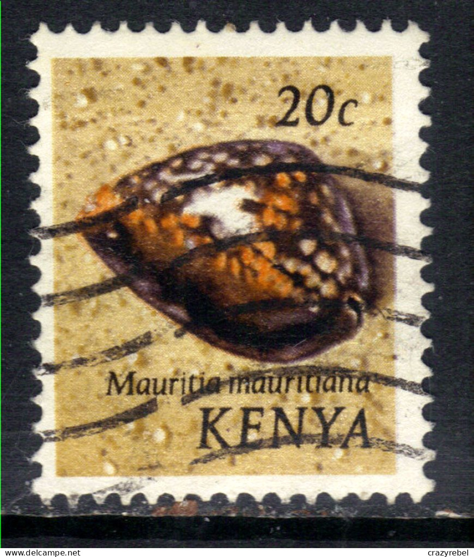 Kenya 1971 - 74 QE2 20ct Shells Mauritia Mauritiana Used SG 39 ( F960 ) - Kenya (1963-...)