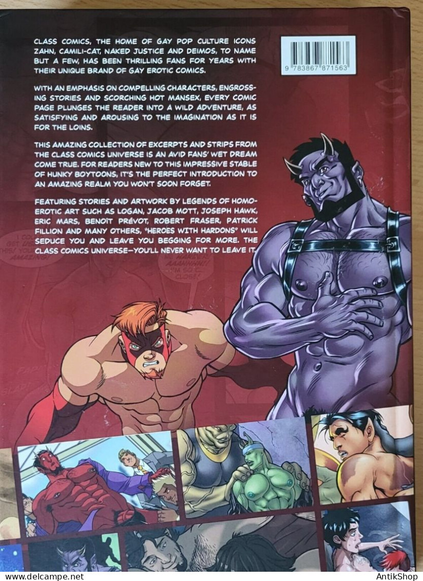 HEROES WITH HARDONS The Big Book Of CLASS COMICS By PATRICK FILLION - 2011 New Gay Sex Erotik - Schone Kunsten