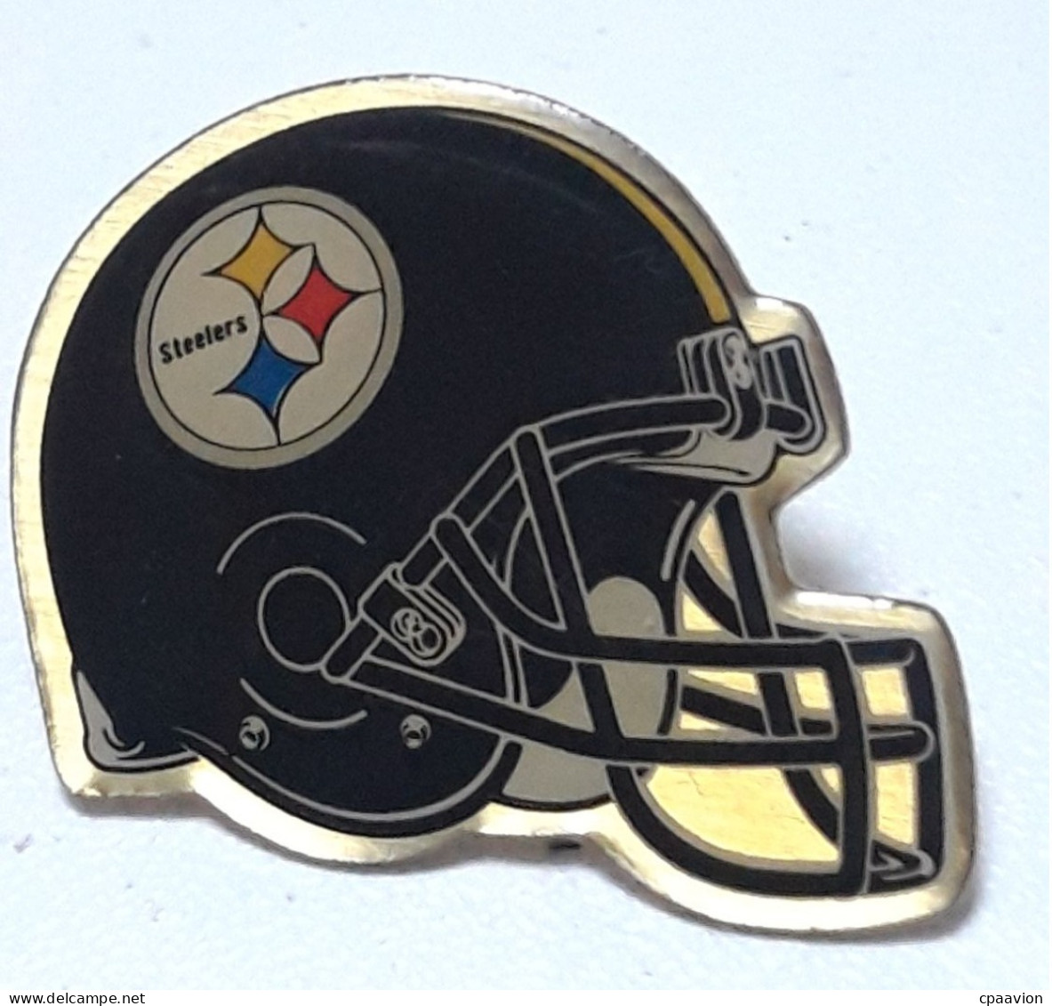 Pin's Casque Foot Ball Américain STEELERS, Steelers De Pittsburgh - Football