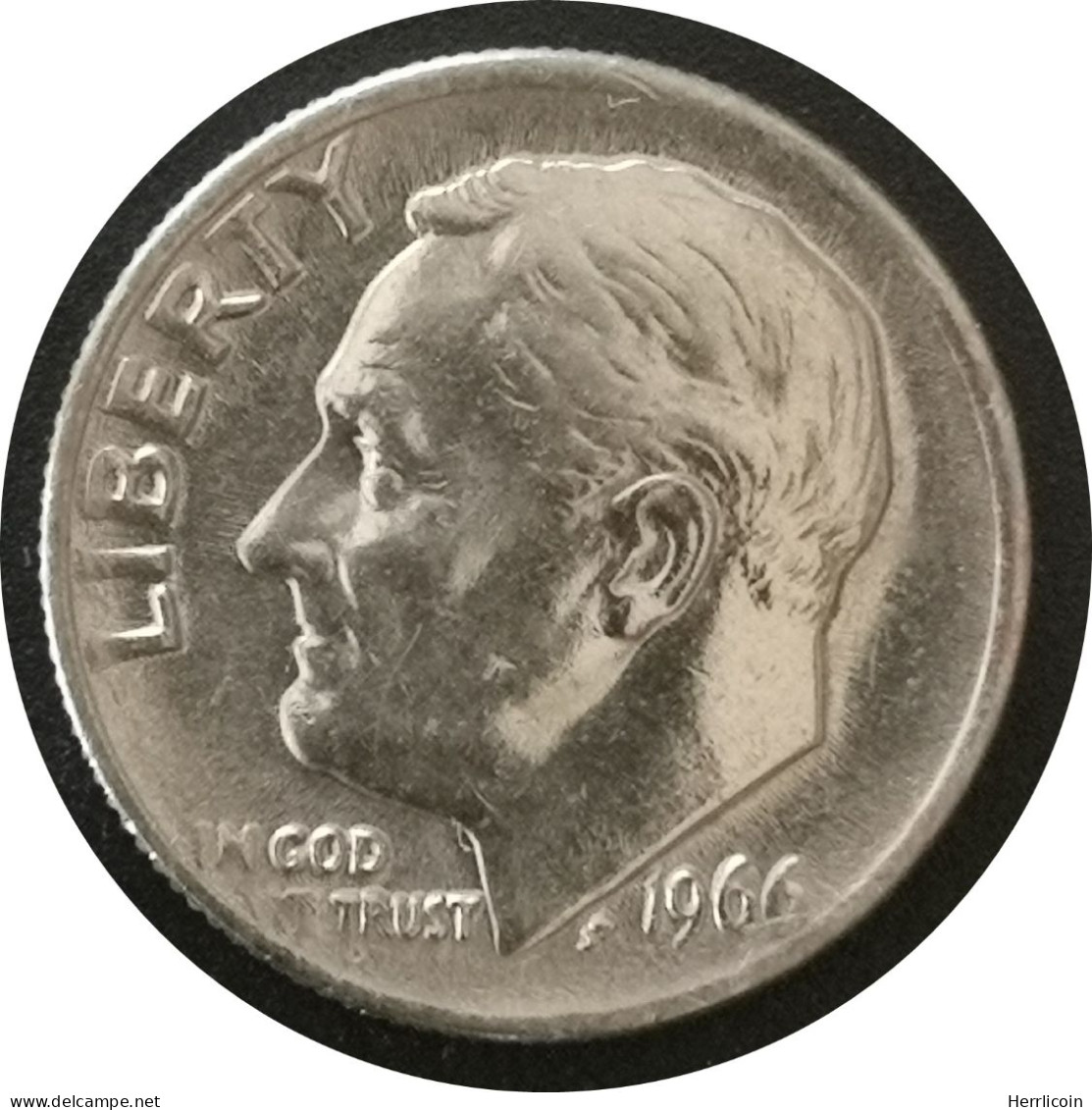 Monnaie Etats-Unis - 1966 - 10 Cents "Roosevelt Dime" - 1946-...: Roosevelt