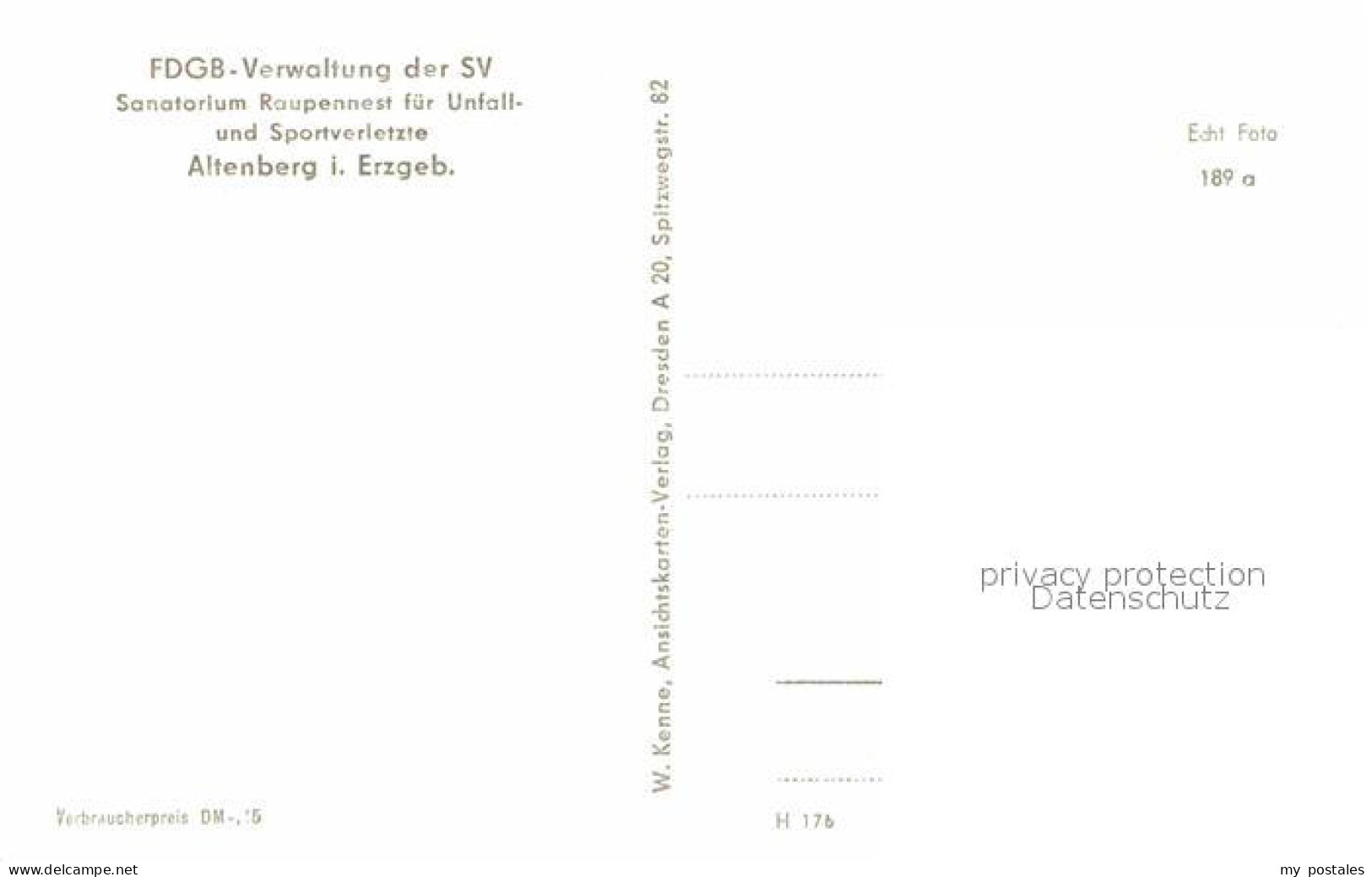 72632187 Altenberg Erzgebirge Sanatorium Raupennest Geising - Geising