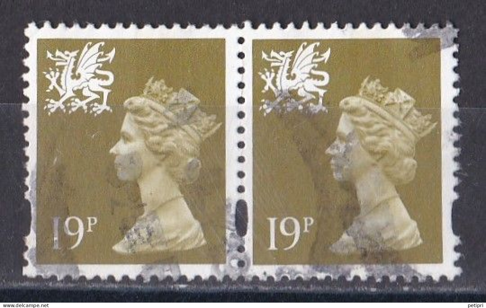 Grande Bretagne -  Elisabeth II - Pays De Galles -  Y&T N ° 1720  Paire Oblitérée - Pays De Galles