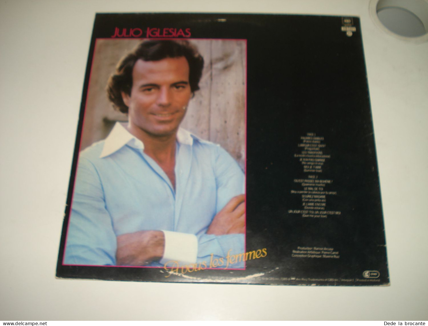 B14 / Julio Iglesias – A Vous Les Femmes – CBS 83704 - Neth 1979  EX/VG - Disco, Pop